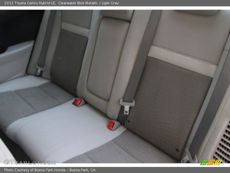 Clearwater Blue Metallic / Light Gray 2013 Toyota Camry Hybrid LE