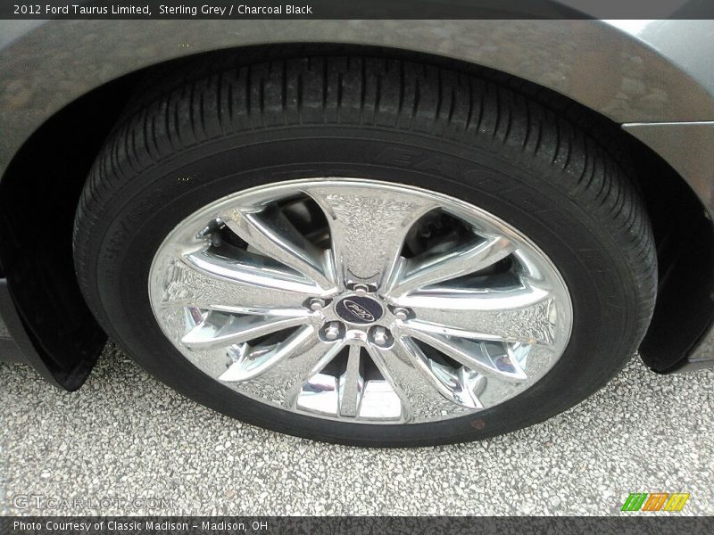 Sterling Grey / Charcoal Black 2012 Ford Taurus Limited