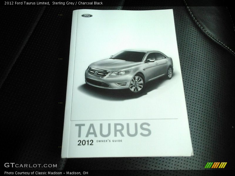 Sterling Grey / Charcoal Black 2012 Ford Taurus Limited