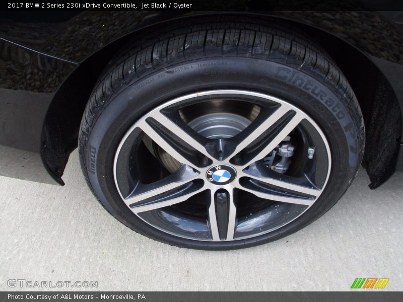 Jet Black / Oyster 2017 BMW 2 Series 230i xDrive Convertible