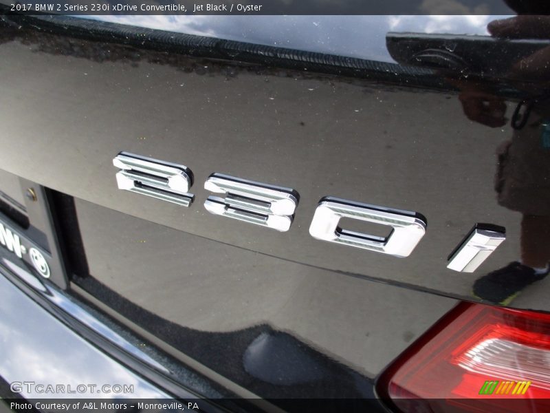 Jet Black / Oyster 2017 BMW 2 Series 230i xDrive Convertible