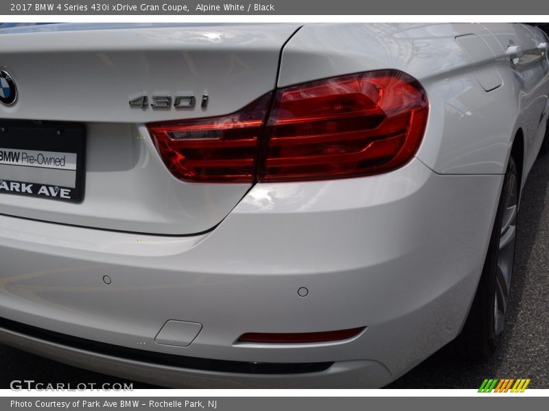 Alpine White / Black 2017 BMW 4 Series 430i xDrive Gran Coupe