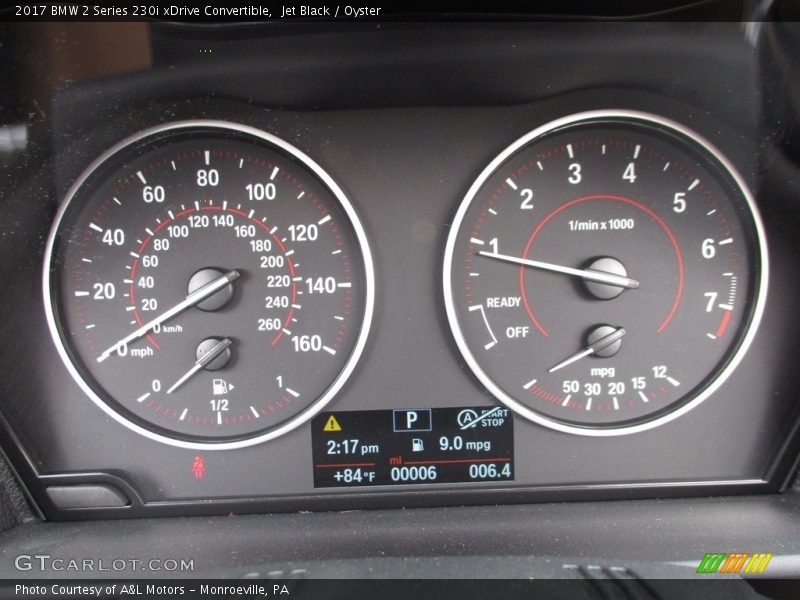 Jet Black / Oyster 2017 BMW 2 Series 230i xDrive Convertible