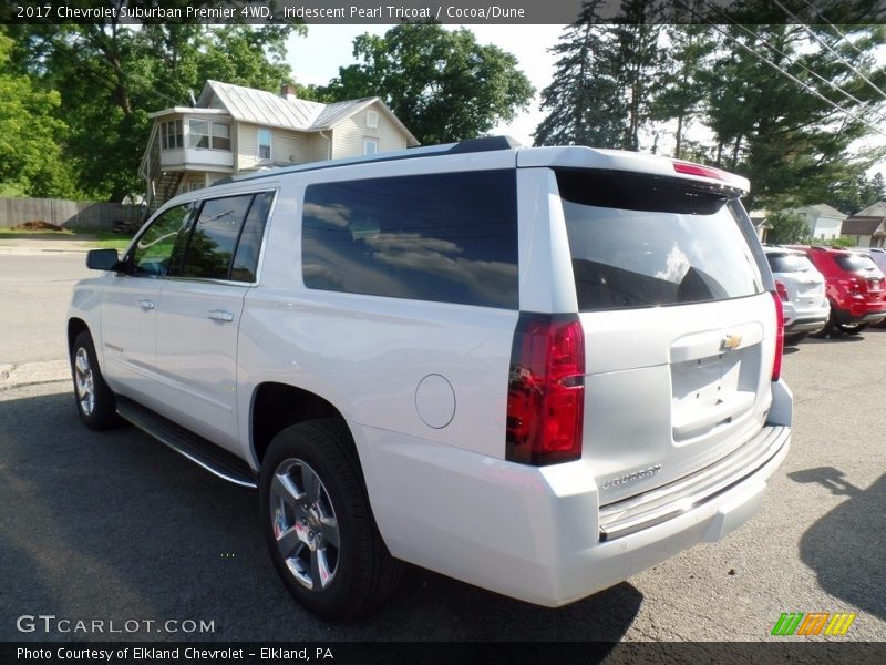 Iridescent Pearl Tricoat / Cocoa/Dune 2017 Chevrolet Suburban Premier 4WD