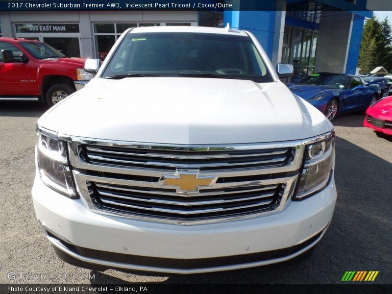 Iridescent Pearl Tricoat / Cocoa/Dune 2017 Chevrolet Suburban Premier 4WD