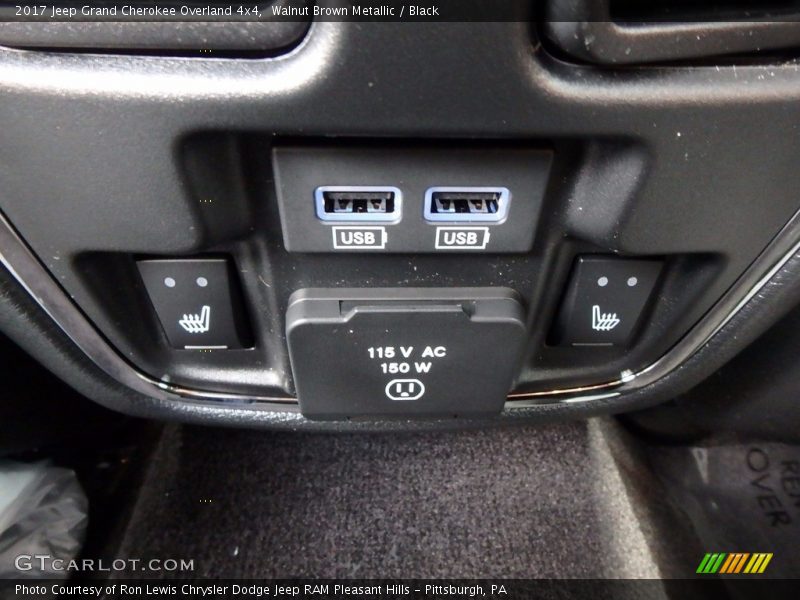 Walnut Brown Metallic / Black 2017 Jeep Grand Cherokee Overland 4x4