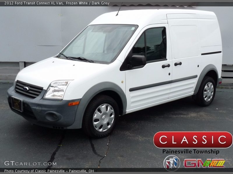 Frozen White / Dark Grey 2012 Ford Transit Connect XL Van