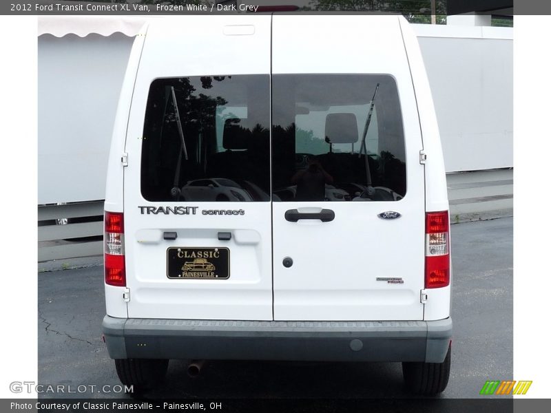 Frozen White / Dark Grey 2012 Ford Transit Connect XL Van