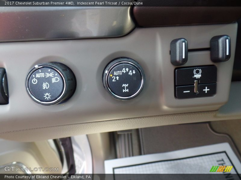 Iridescent Pearl Tricoat / Cocoa/Dune 2017 Chevrolet Suburban Premier 4WD