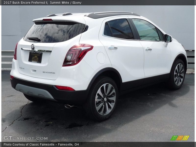 Summit White / Ebony 2017 Buick Encore Preferred II