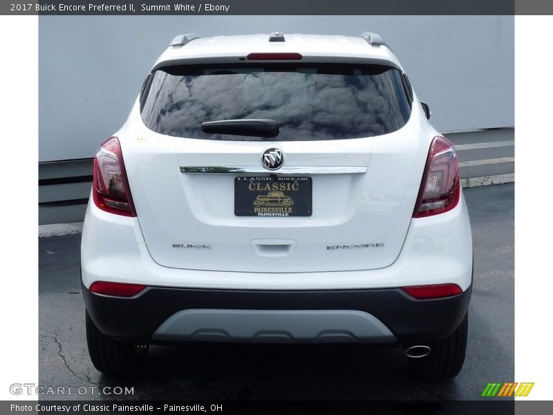 Summit White / Ebony 2017 Buick Encore Preferred II