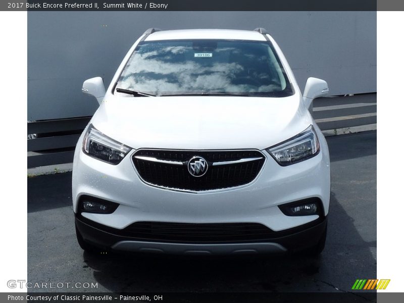 Summit White / Ebony 2017 Buick Encore Preferred II