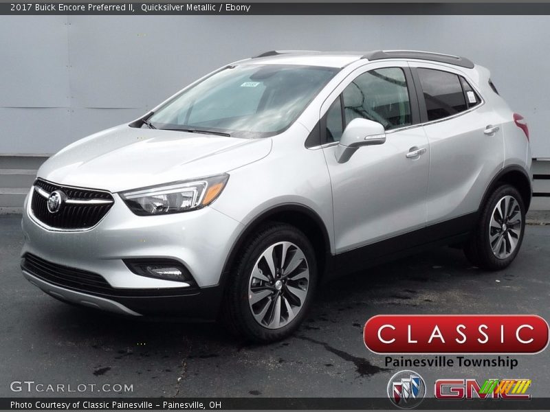Quicksilver Metallic / Ebony 2017 Buick Encore Preferred II