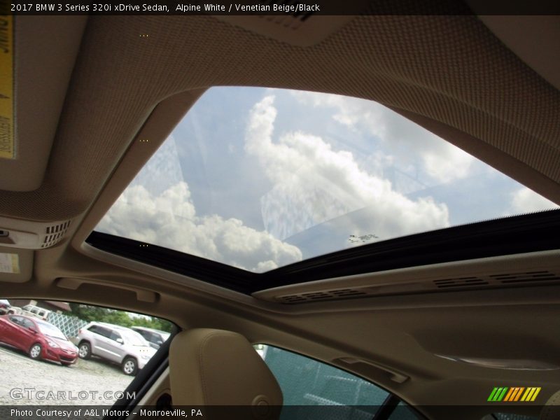Alpine White / Venetian Beige/Black 2017 BMW 3 Series 320i xDrive Sedan