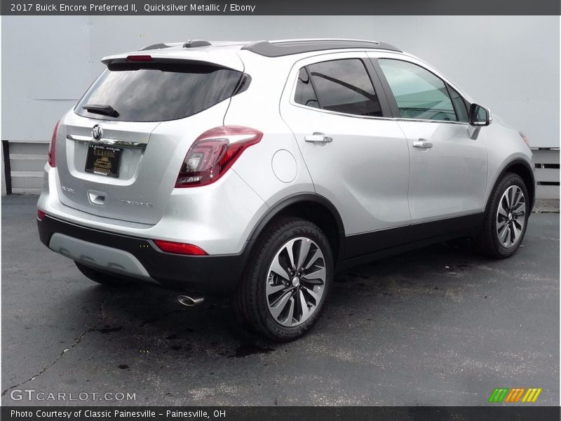 Quicksilver Metallic / Ebony 2017 Buick Encore Preferred II