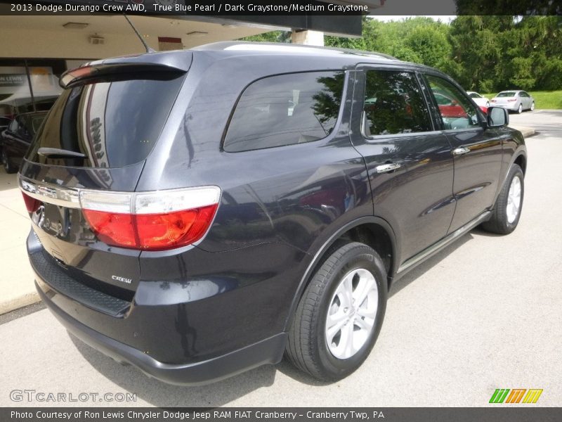True Blue Pearl / Dark Graystone/Medium Graystone 2013 Dodge Durango Crew AWD