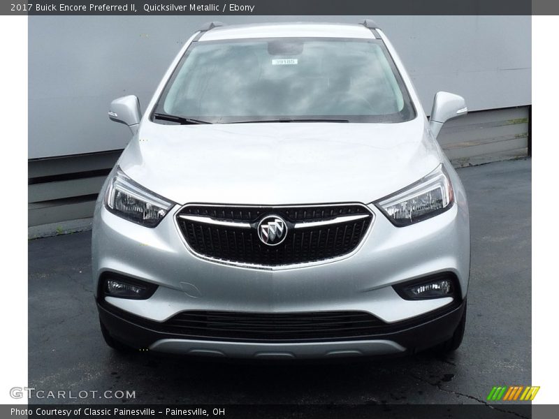 Quicksilver Metallic / Ebony 2017 Buick Encore Preferred II