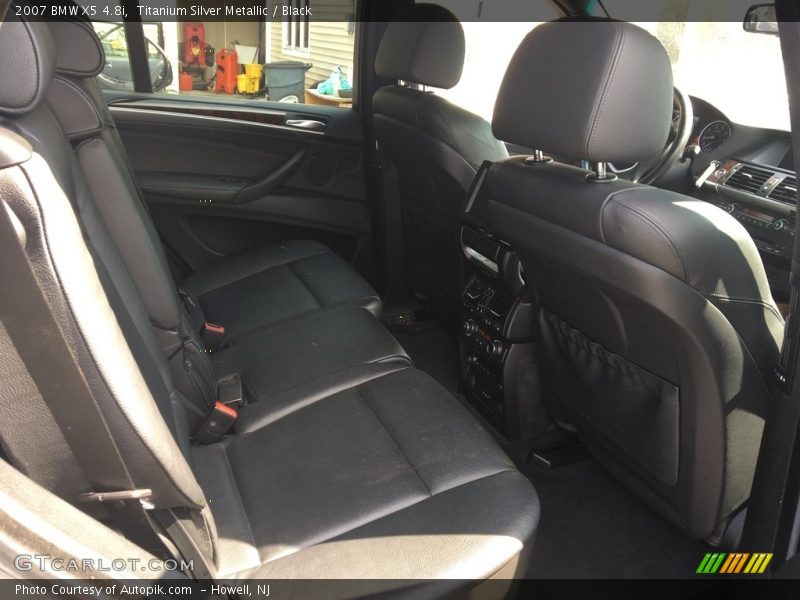 Titanium Silver Metallic / Black 2007 BMW X5 4.8i