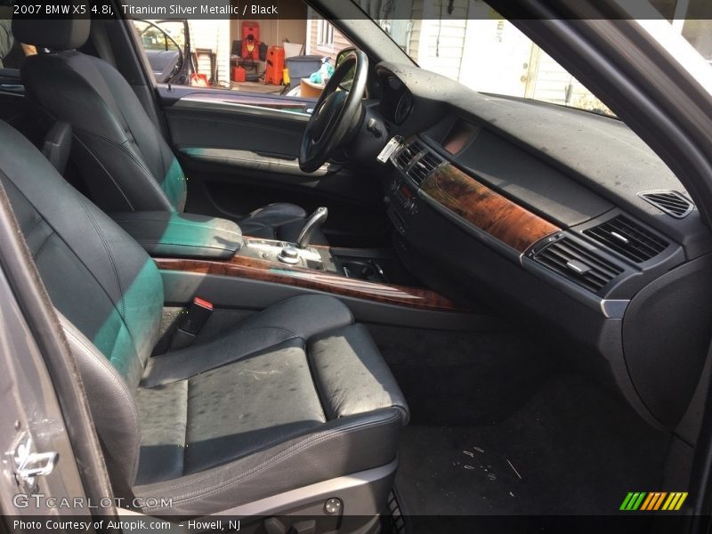 Titanium Silver Metallic / Black 2007 BMW X5 4.8i