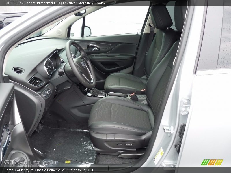 Quicksilver Metallic / Ebony 2017 Buick Encore Preferred II