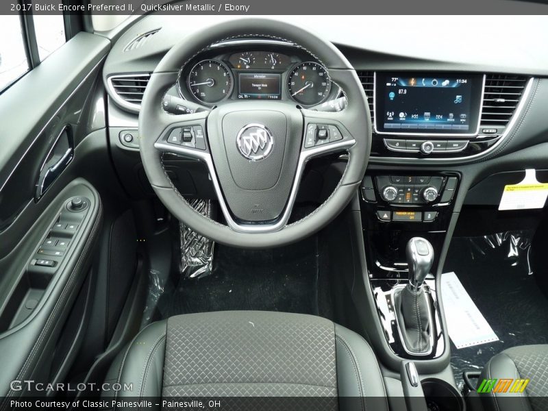 Quicksilver Metallic / Ebony 2017 Buick Encore Preferred II