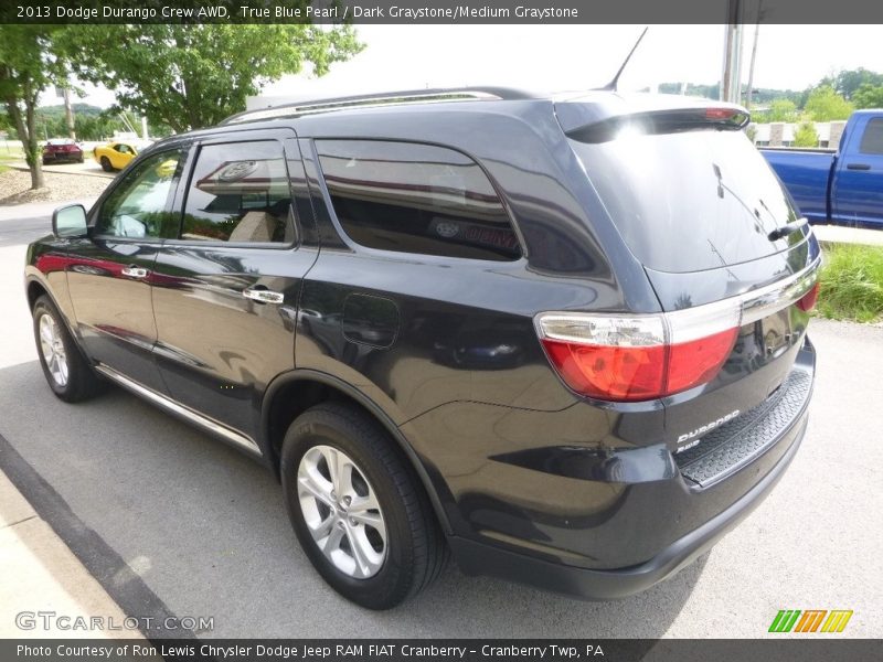 True Blue Pearl / Dark Graystone/Medium Graystone 2013 Dodge Durango Crew AWD