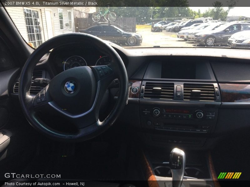 Titanium Silver Metallic / Black 2007 BMW X5 4.8i