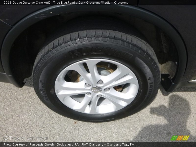 True Blue Pearl / Dark Graystone/Medium Graystone 2013 Dodge Durango Crew AWD