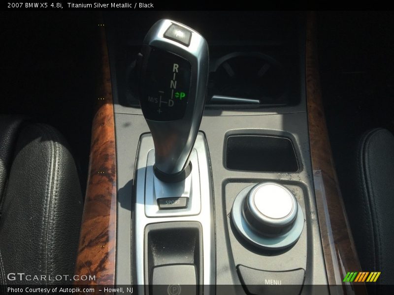 Titanium Silver Metallic / Black 2007 BMW X5 4.8i