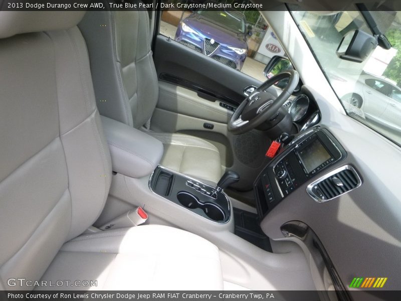 True Blue Pearl / Dark Graystone/Medium Graystone 2013 Dodge Durango Crew AWD