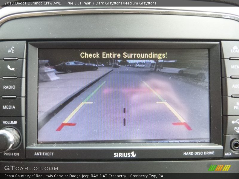 True Blue Pearl / Dark Graystone/Medium Graystone 2013 Dodge Durango Crew AWD