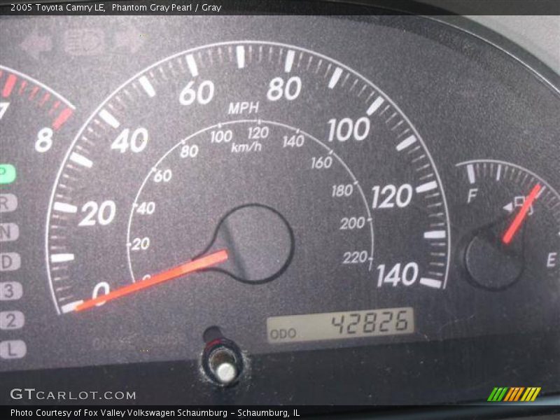 Phantom Gray Pearl / Gray 2005 Toyota Camry LE