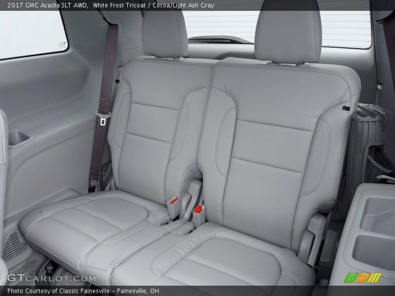 White Frost Tricoat / Cocoa/Light Ash Gray 2017 GMC Acadia SLT AWD