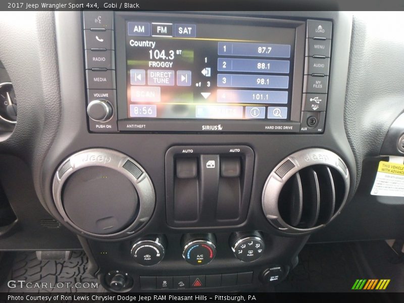 Gobi / Black 2017 Jeep Wrangler Sport 4x4