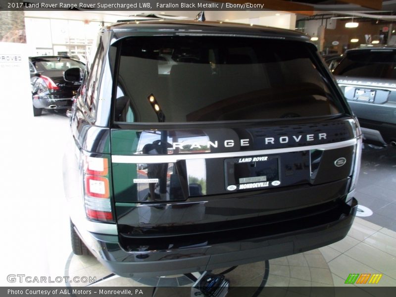Farallon Black Metallic / Ebony/Ebony 2017 Land Rover Range Rover Supercharged LWB