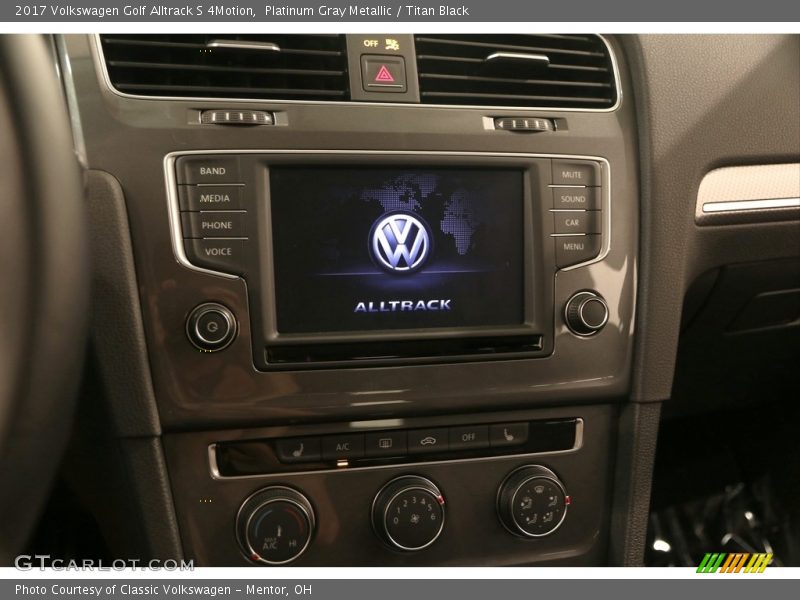 Platinum Gray Metallic / Titan Black 2017 Volkswagen Golf Alltrack S 4Motion