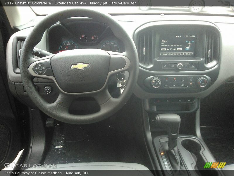 Black / Jet Black/­Dark Ash 2017 Chevrolet Colorado WT Extended Cab 4x4