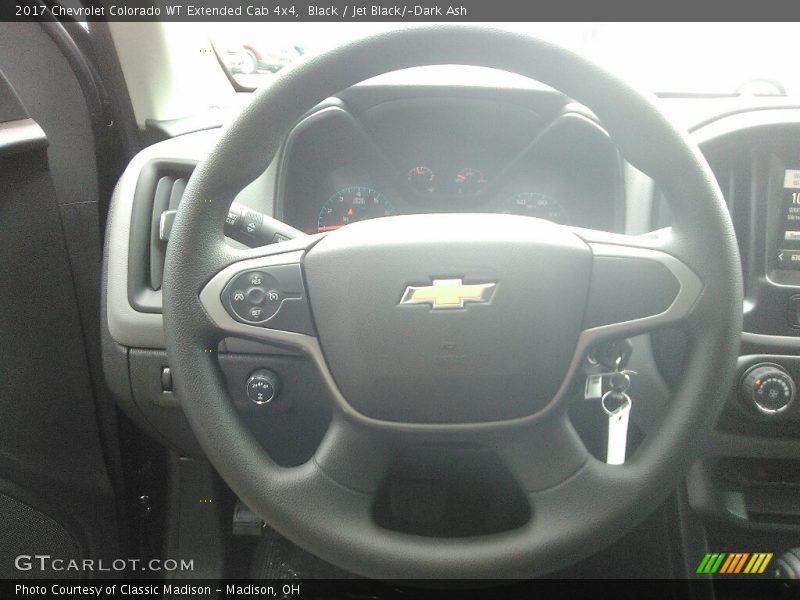 Black / Jet Black/­Dark Ash 2017 Chevrolet Colorado WT Extended Cab 4x4