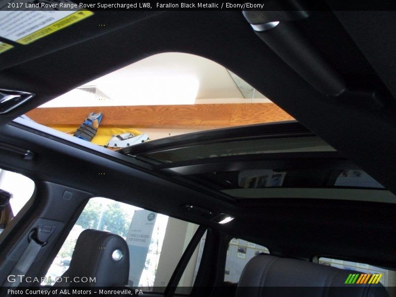 Farallon Black Metallic / Ebony/Ebony 2017 Land Rover Range Rover Supercharged LWB