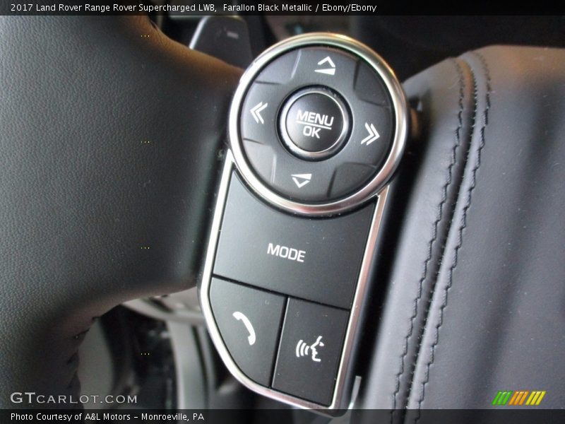 Controls of 2017 Range Rover Supercharged LWB