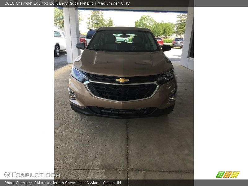 Sandy Ridge Metallic / Medium Ash Gray 2018 Chevrolet Equinox LS