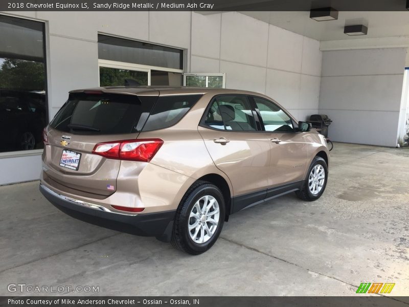 Sandy Ridge Metallic / Medium Ash Gray 2018 Chevrolet Equinox LS