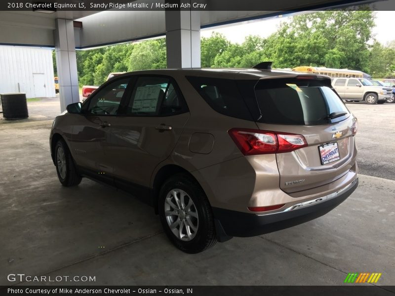 Sandy Ridge Metallic / Medium Ash Gray 2018 Chevrolet Equinox LS