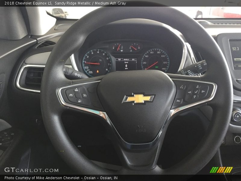 Sandy Ridge Metallic / Medium Ash Gray 2018 Chevrolet Equinox LS