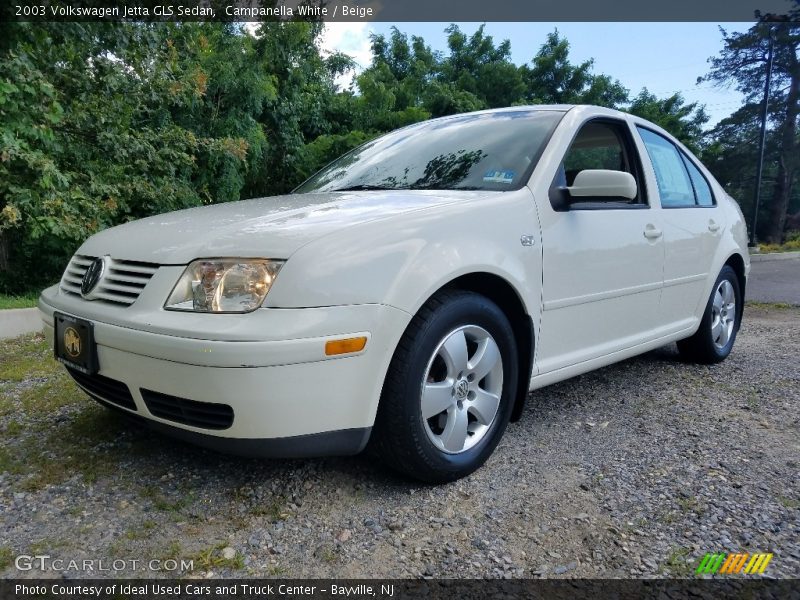 Campanella White / Beige 2003 Volkswagen Jetta GLS Sedan