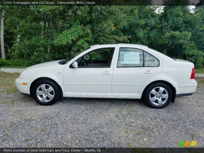 Campanella White / Beige 2003 Volkswagen Jetta GLS Sedan