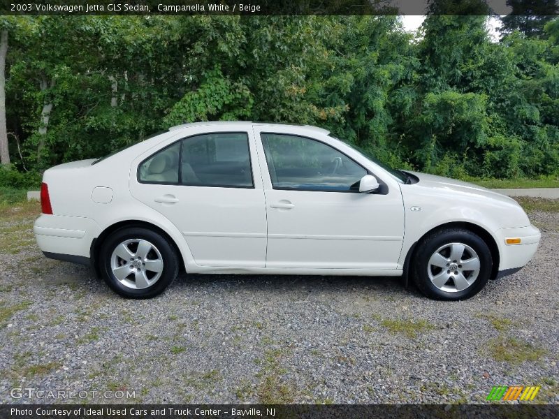 Campanella White / Beige 2003 Volkswagen Jetta GLS Sedan