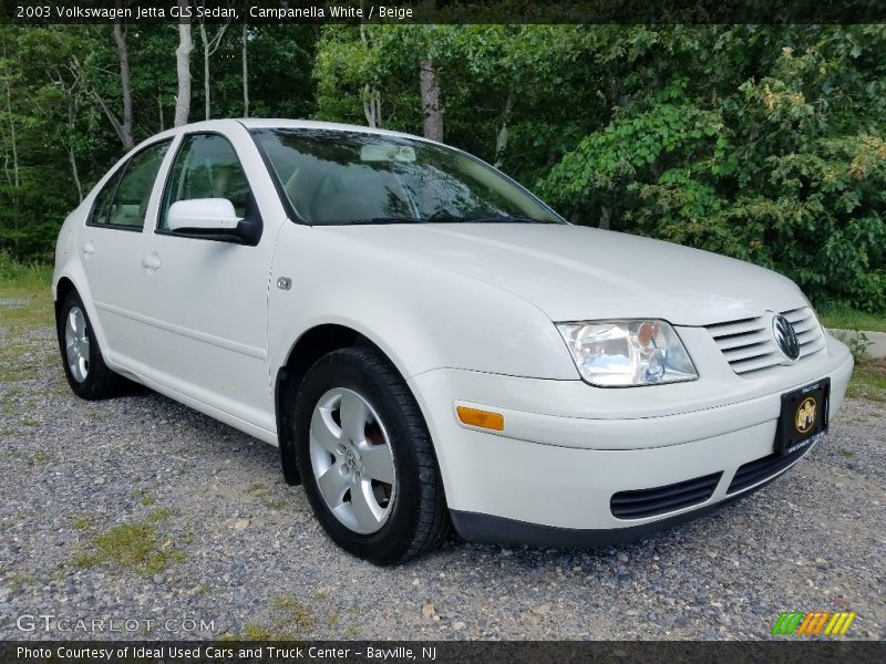 Campanella White / Beige 2003 Volkswagen Jetta GLS Sedan