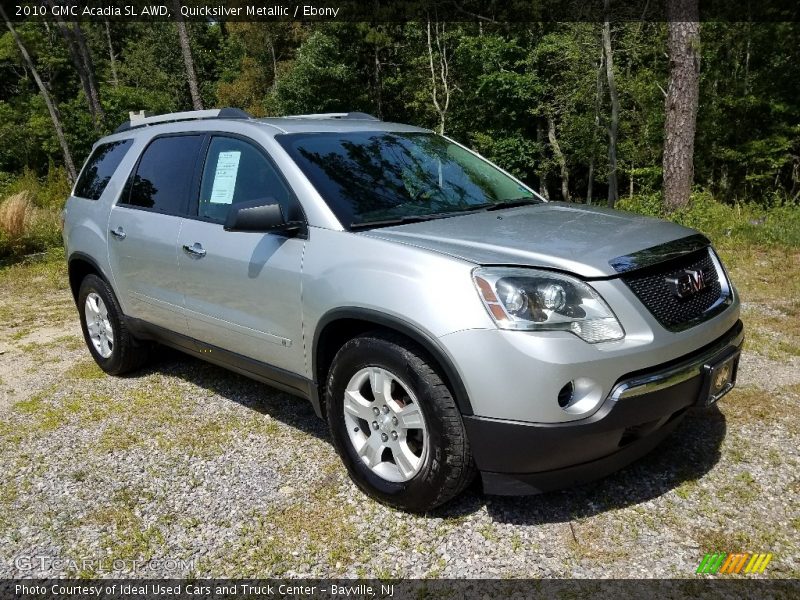 Quicksilver Metallic / Ebony 2010 GMC Acadia SL AWD