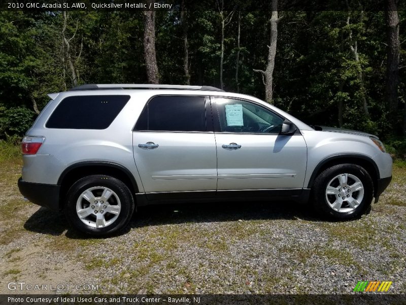 Quicksilver Metallic / Ebony 2010 GMC Acadia SL AWD